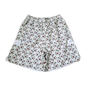 19Nine SLAM Magazine Floral Basketball Sz Medium Mens Cream 6.5" Athletic Shorts